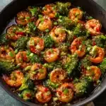 Honey Garlic Shrimp, Sausage & Broccoli Recipe