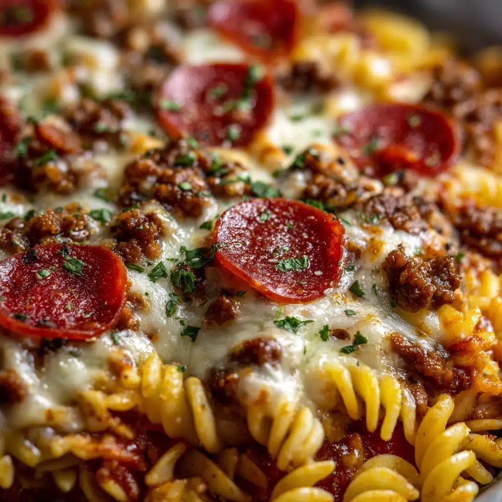 The Cheesy Pepperoni Pasta Bake Recipe