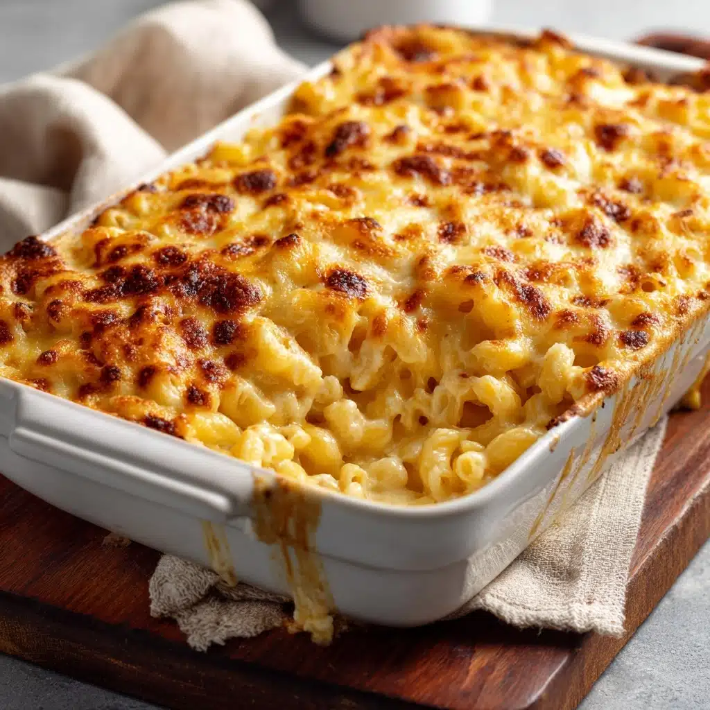 Southern Baked Macaroni and Cheese Soul Food Style Recipe - Recipe Image