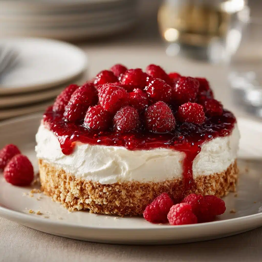 No Bake Raspberry Cream Pie Recipe