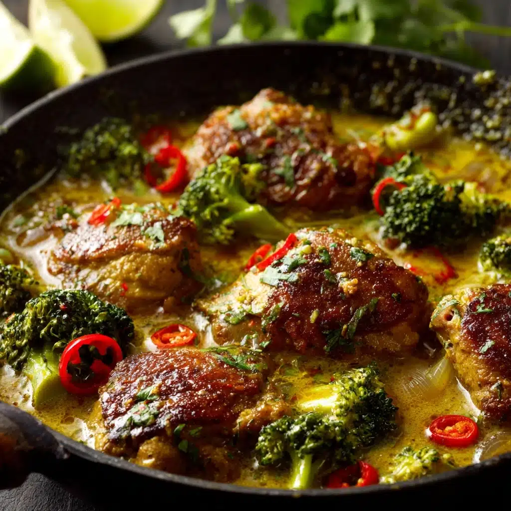 Coconut Cream Chicken Curry Skillet: An Amazing Ultimate Recipe - Recipe Image