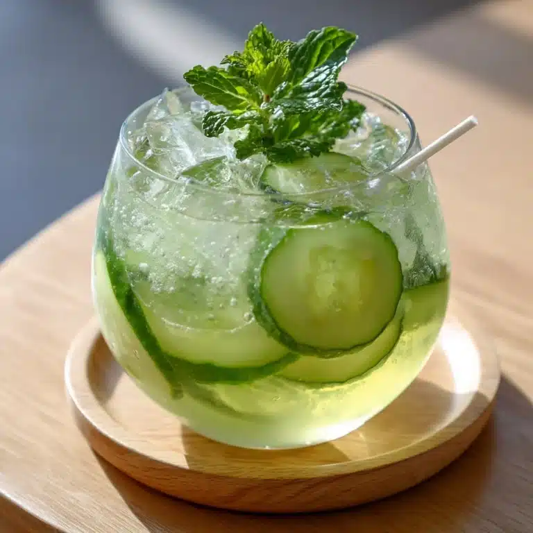 Cucumber Gin Fizz Pops Recipe