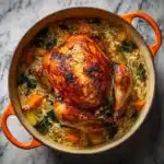 Chicken In A Pot with Lemon and Orzo: An Incredible Essential Recipe