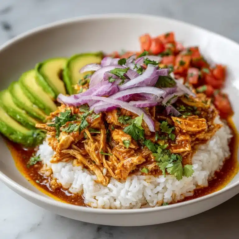 Chicken Enchilada Bowls with Cauliflower Rice Recipe