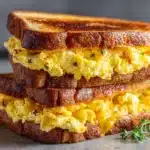 Scrambled Egg Grilled Cheese Sandwich Recipe