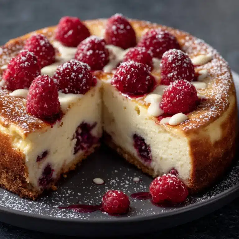 White Chocolate Chip Raspberry Cake Recipe