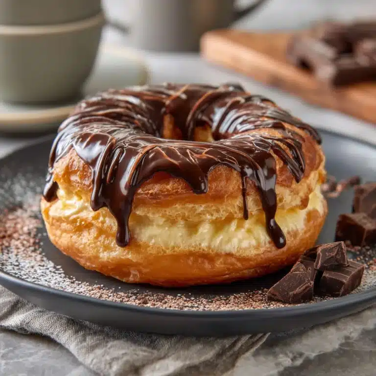 Cinnamon-Sugar Donuts with Chocolate Drizzle Recipe