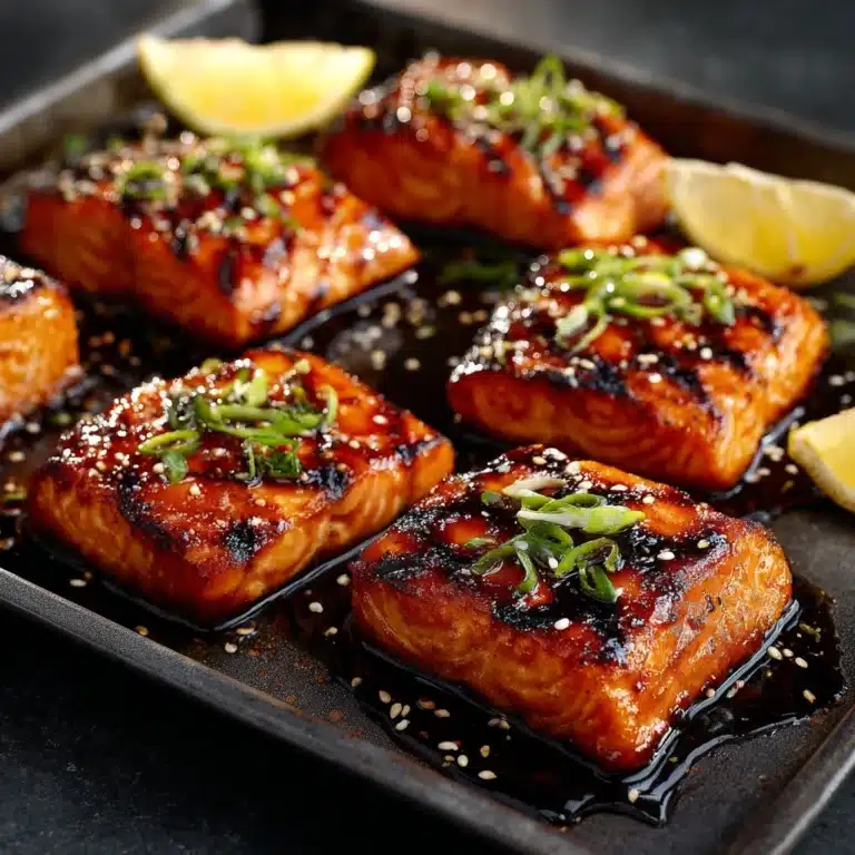 Honey Garlic Salmon Bites Recipe