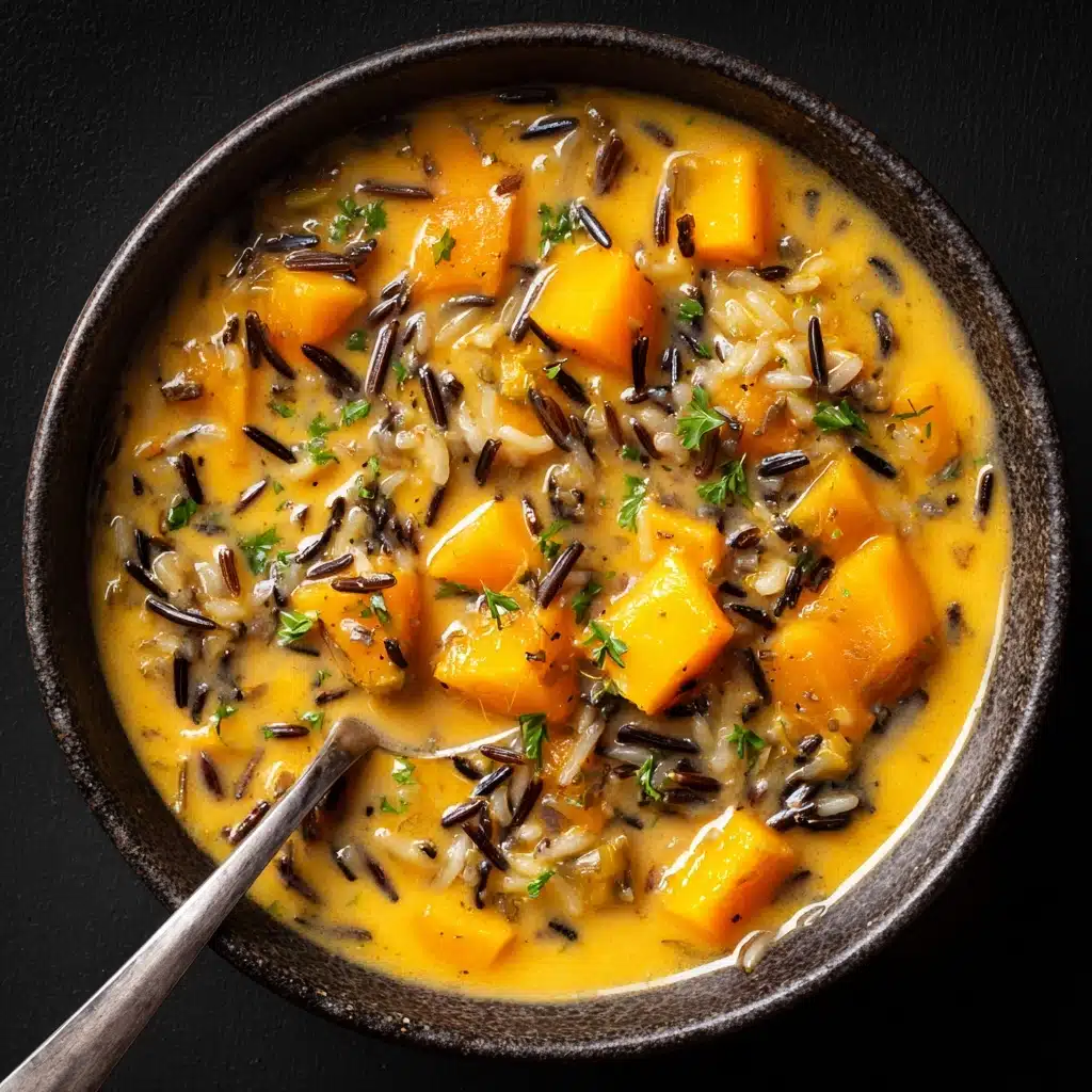 Nourishing Pumpkin Wild Rice Soup (Vegan) Recipe - Recipe Image