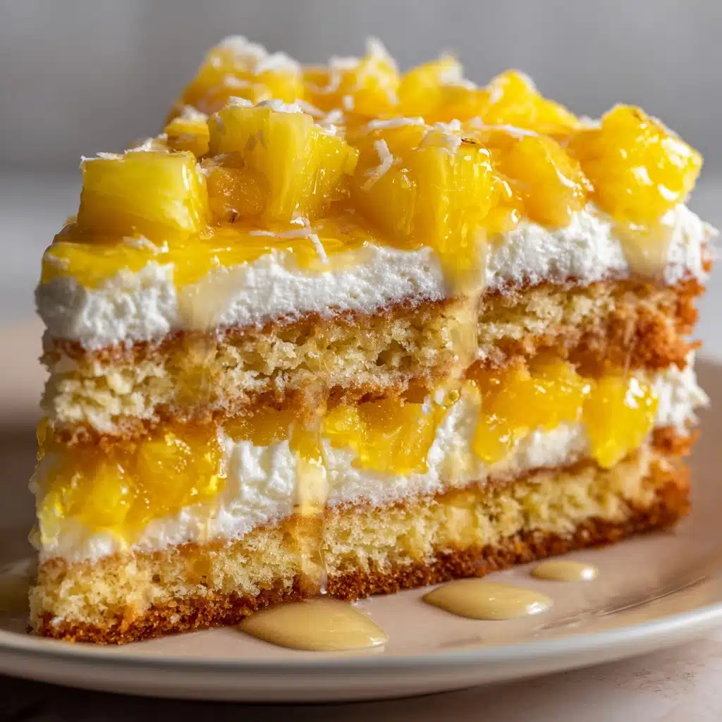 Juicy Pineapple Heaven Cake Recipe - Recipe Image