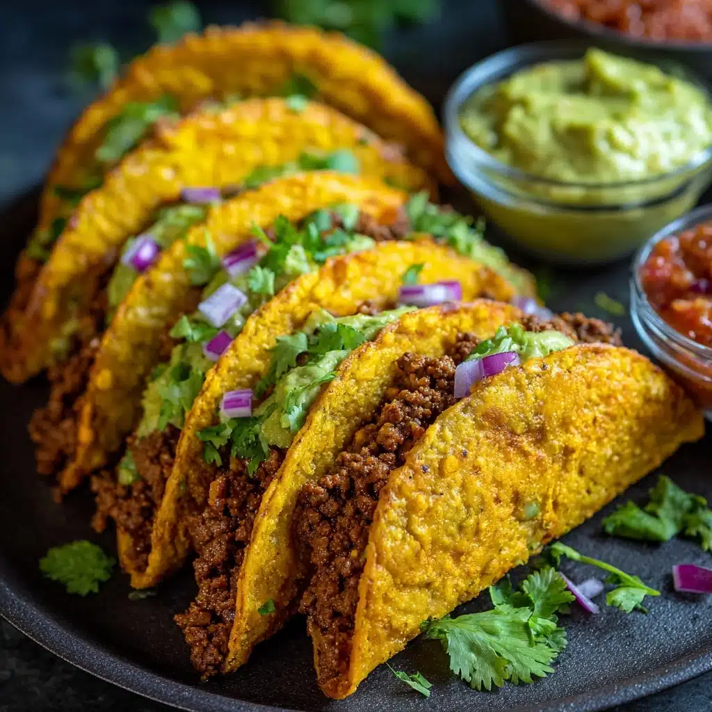 Crispy Ground Beef Tacos Recipe - Recipe Image