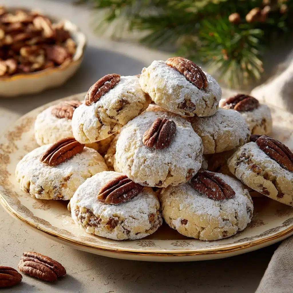 Buttery Pecan Snowball Cookies Recipe - Recipe Image