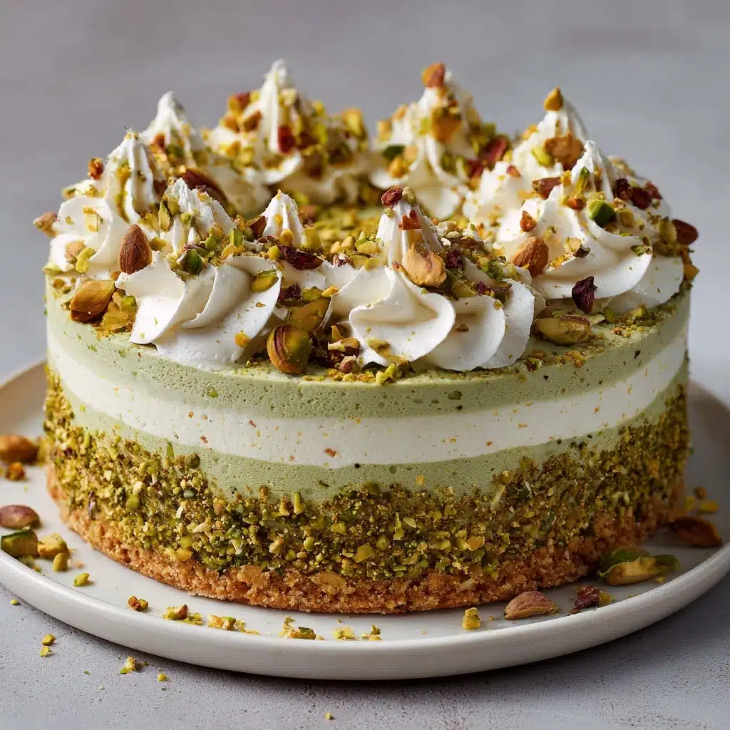 Pistachio Cream Cake Recipe - Recipe Image