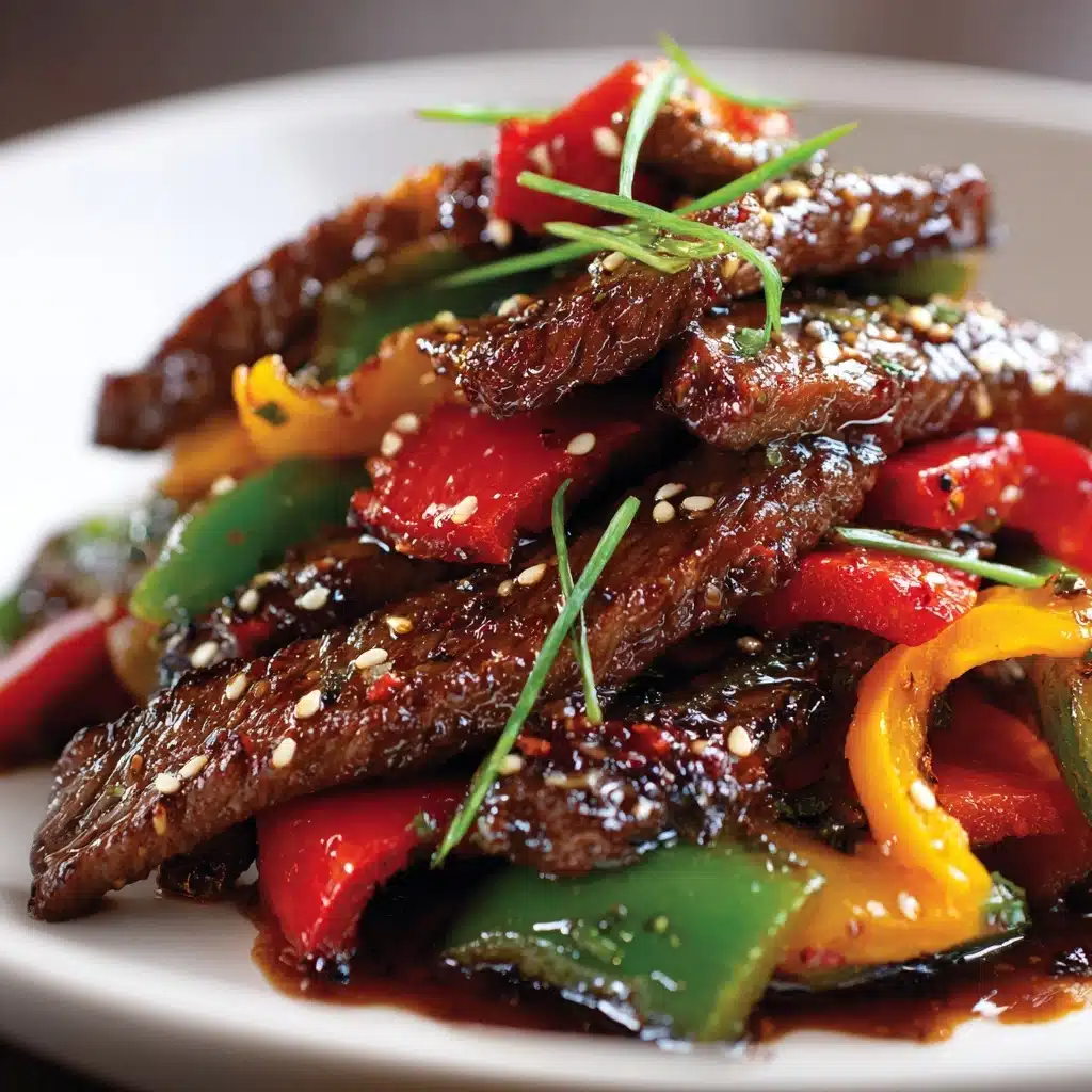 Chinese Pepper Steak Recipe - Recipe Image