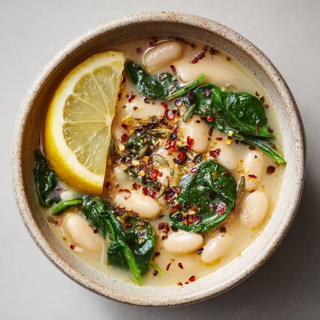 Creamy Lemon Garlic Butter Beans Recipe - Recipe Image