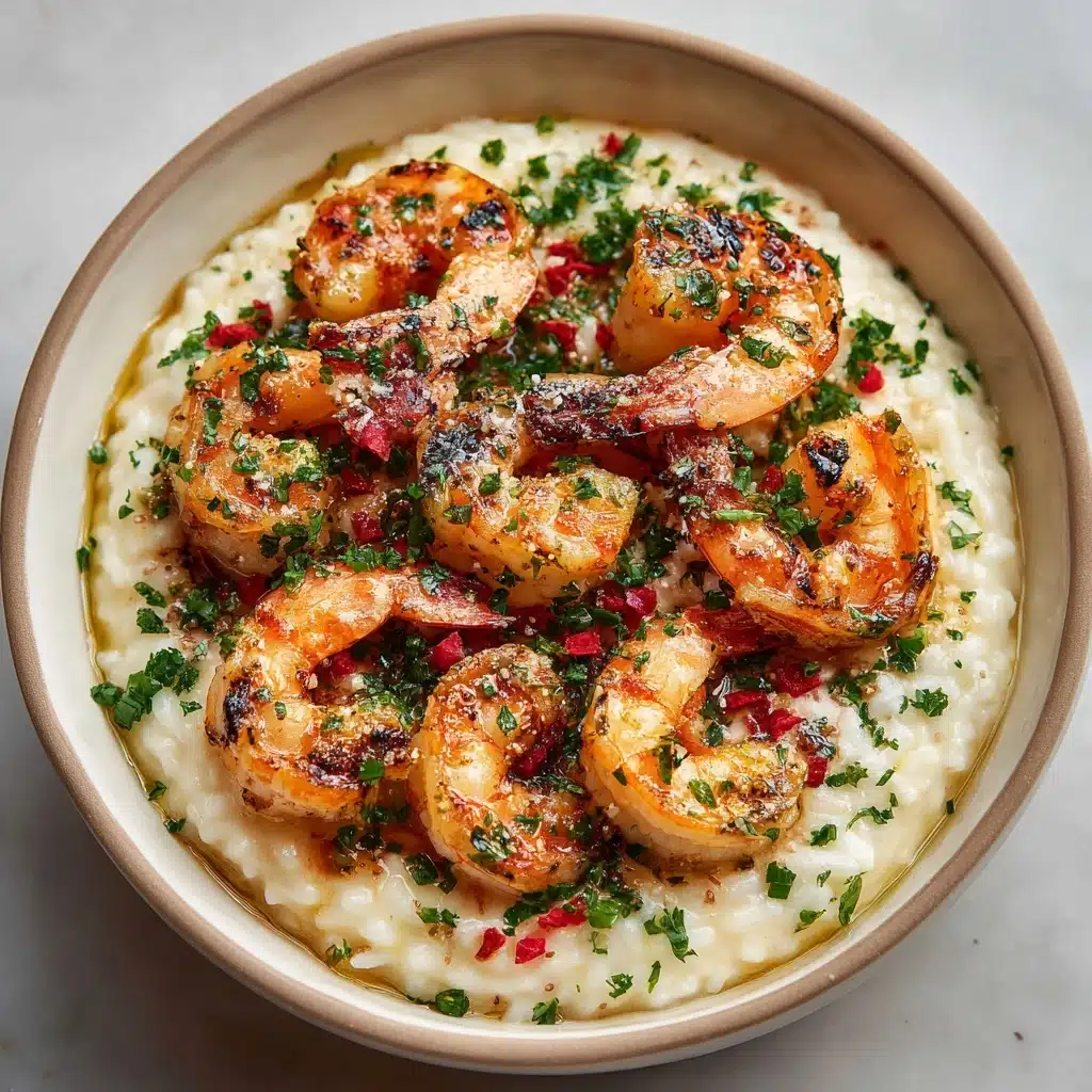 Garlic Parmesan Shrimp Rice Bowls Recipe - Recipe Image