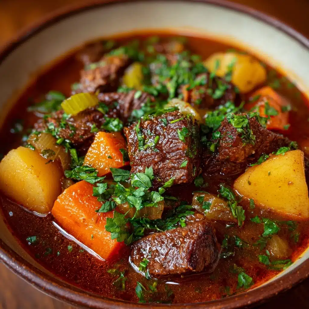 Melt-in-Your-Mouth Beef Stew with Vegetable Ragout Recipe - Recipe Image