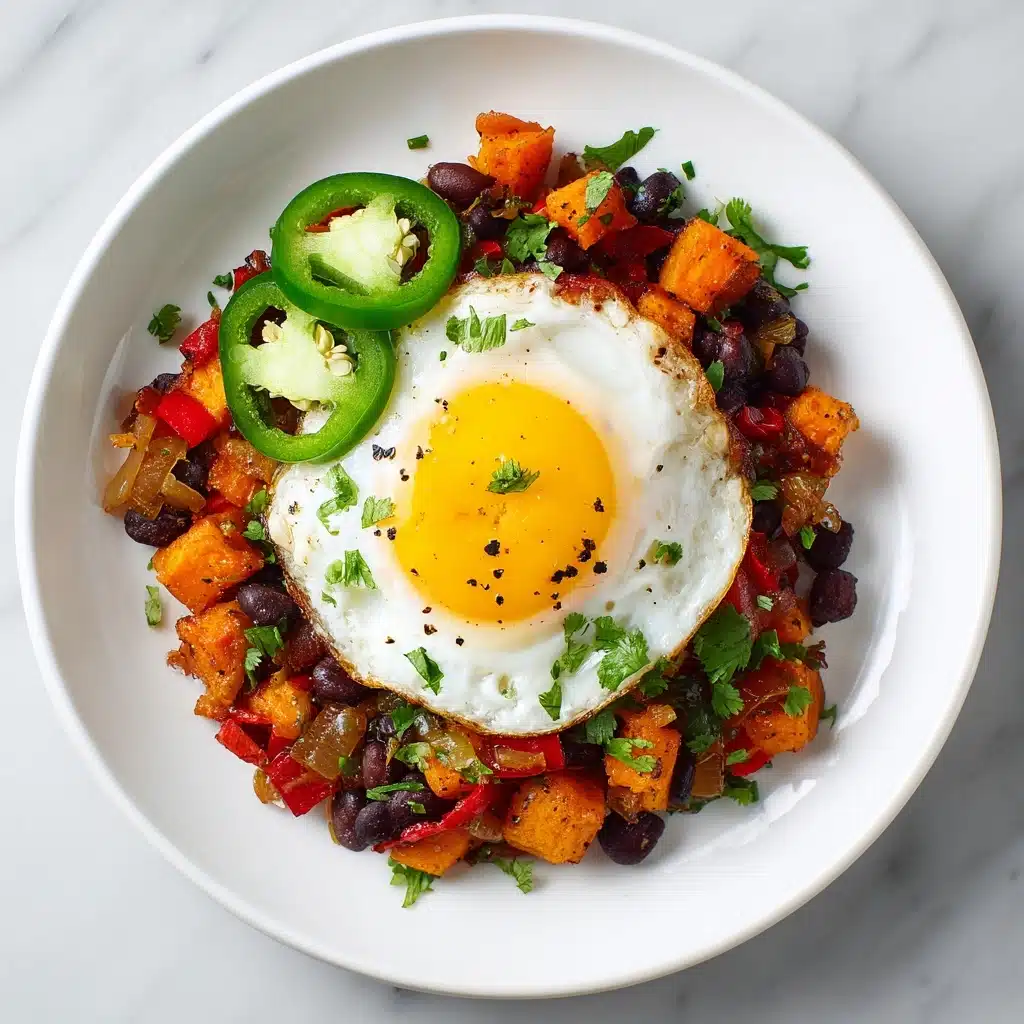 Sweet Potato Breakfast Hash with Black Beans Recipe