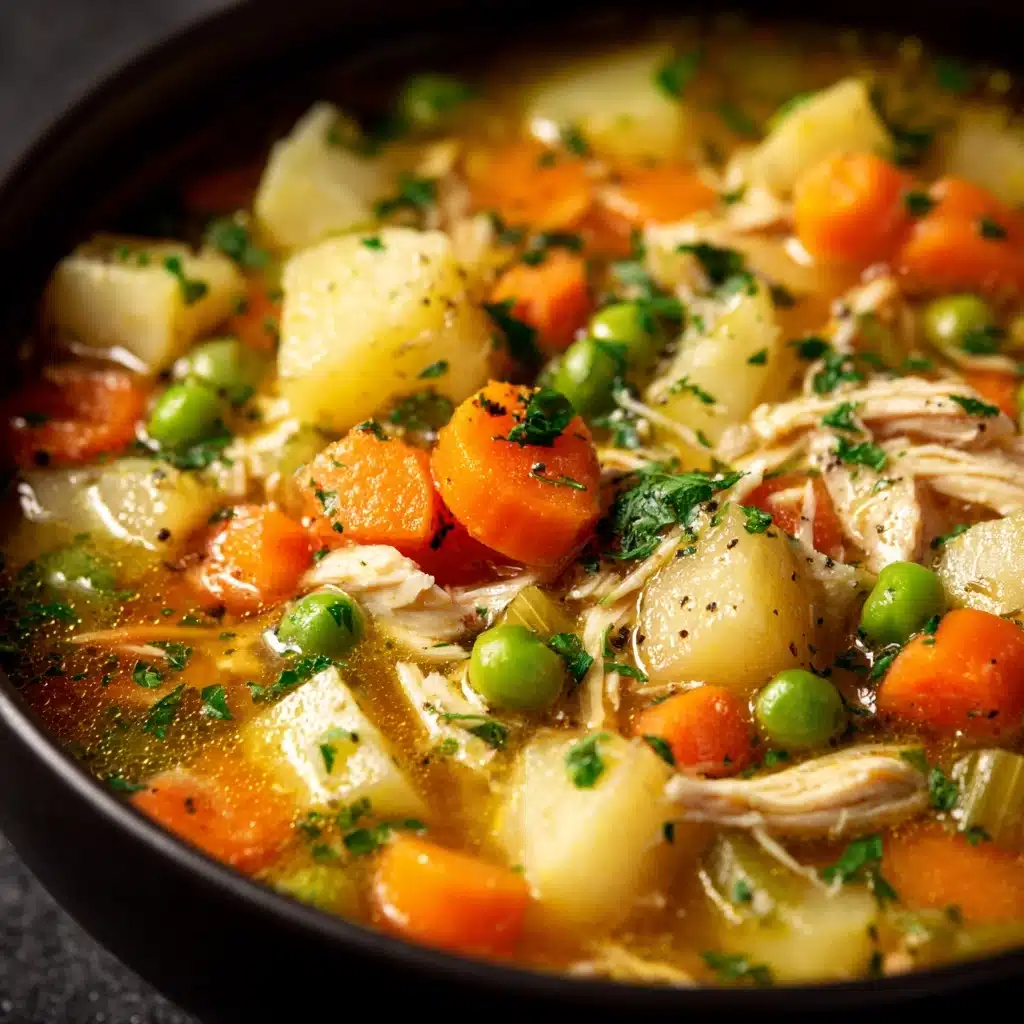 Crockpot Chicken Vegetable Soup Recipe - Recipe Image