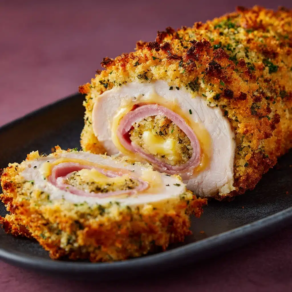 Chicken Cordon Bleu Meatloaf Recipe - Recipe Image