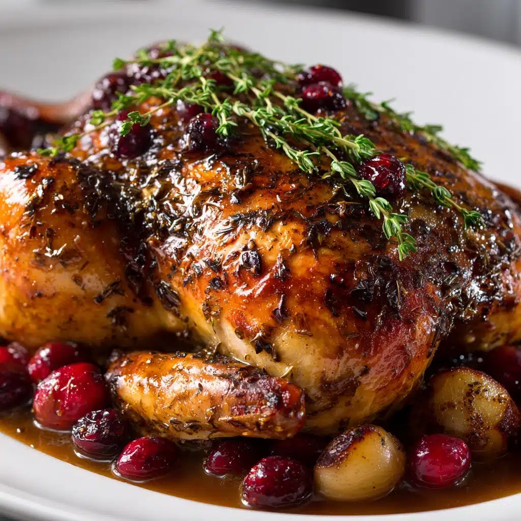 Apple & Cranberry Roasted Chicken Recipe - Recipe Image