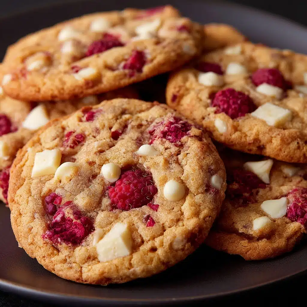 Raspberry and White Chocolate Cookies Recipe - Recipe Image