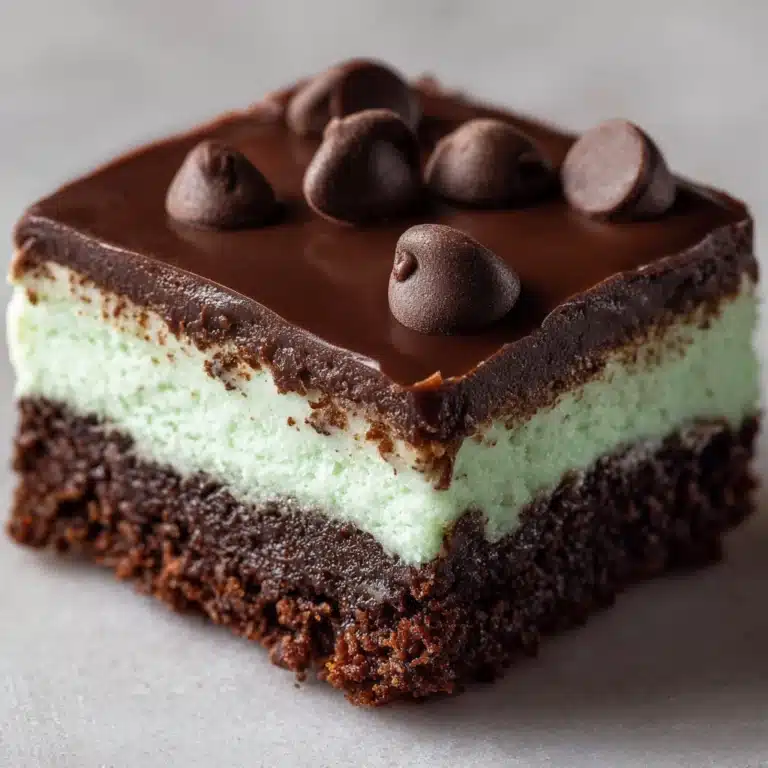 Mint Chocolate Cookie Bars Recipe
