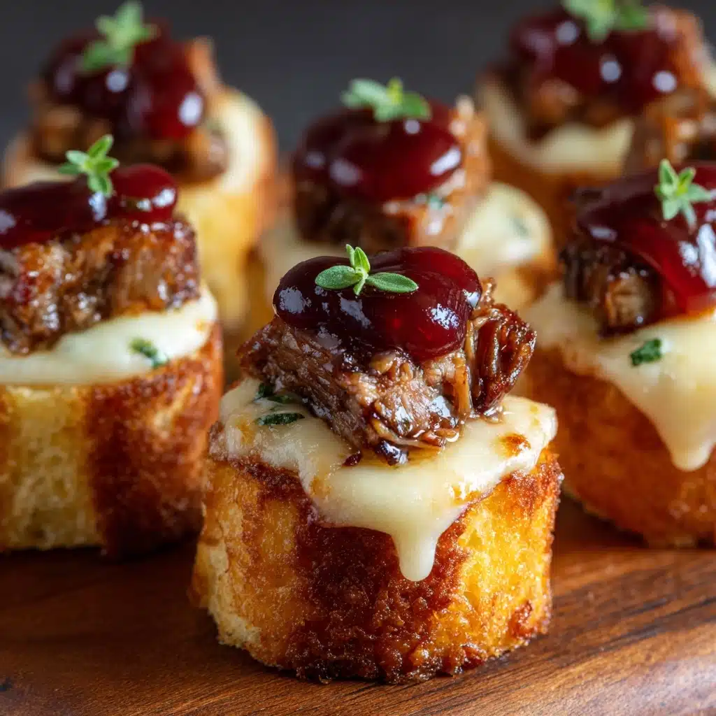 Cranberry Brie Bites Recipe - Recipe Image
