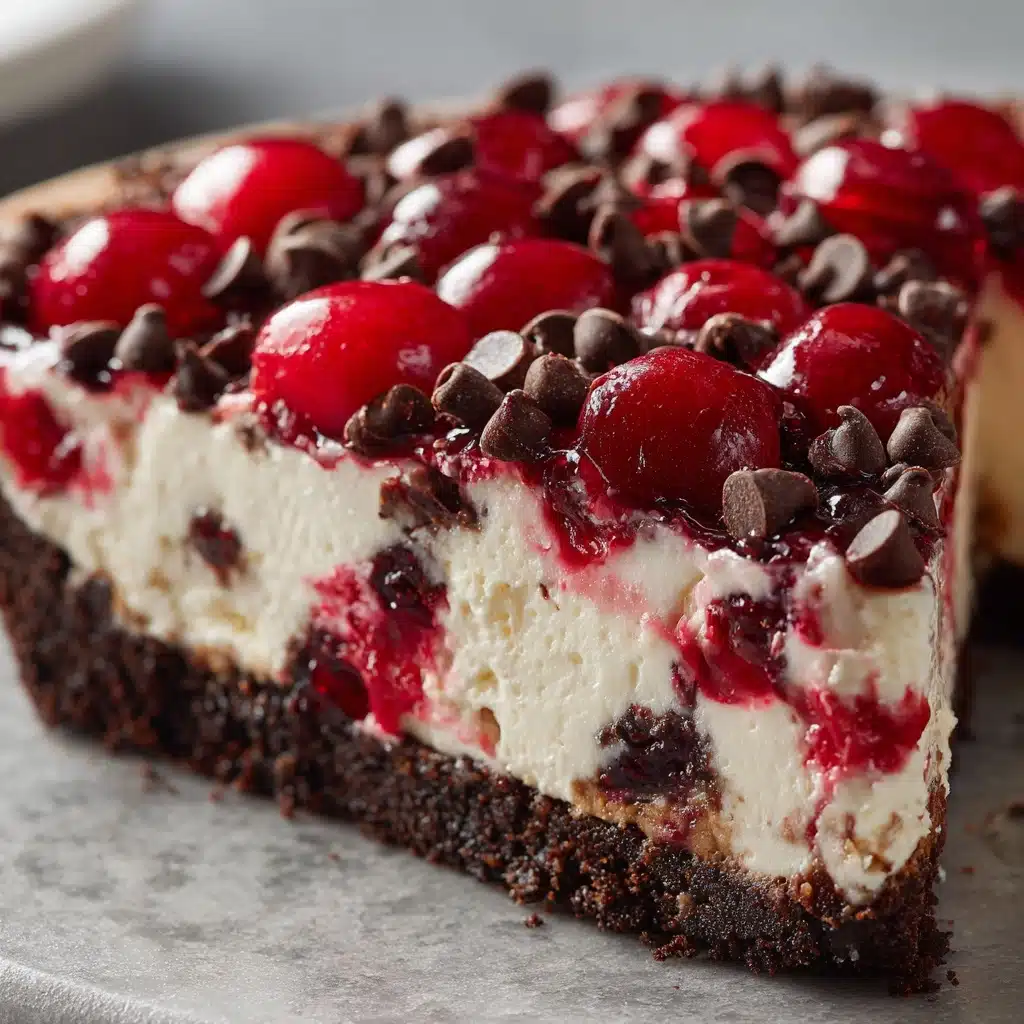 Cherry Chocolate Chip Ice Cream Pie Recipe - Recipe Image