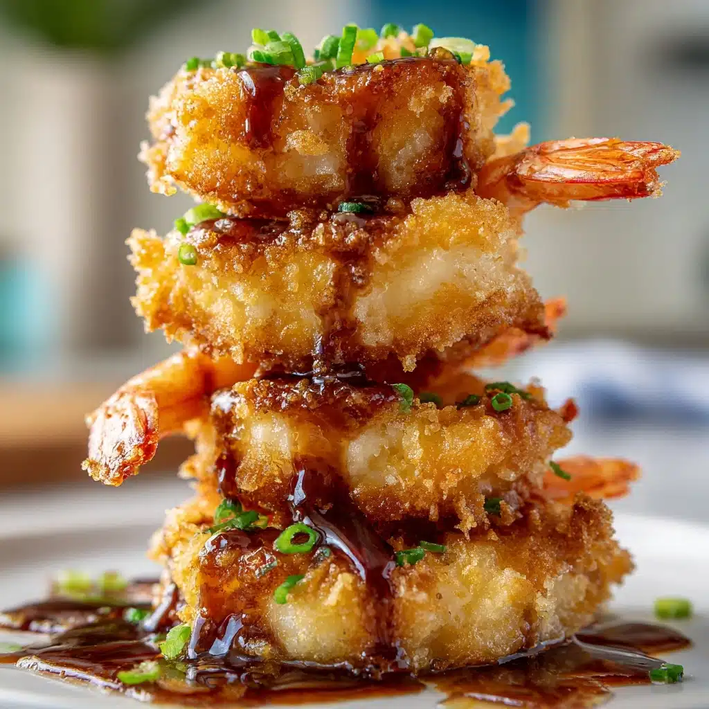 Shrimp Tempura Sushi Stack Recipe - Recipe Image