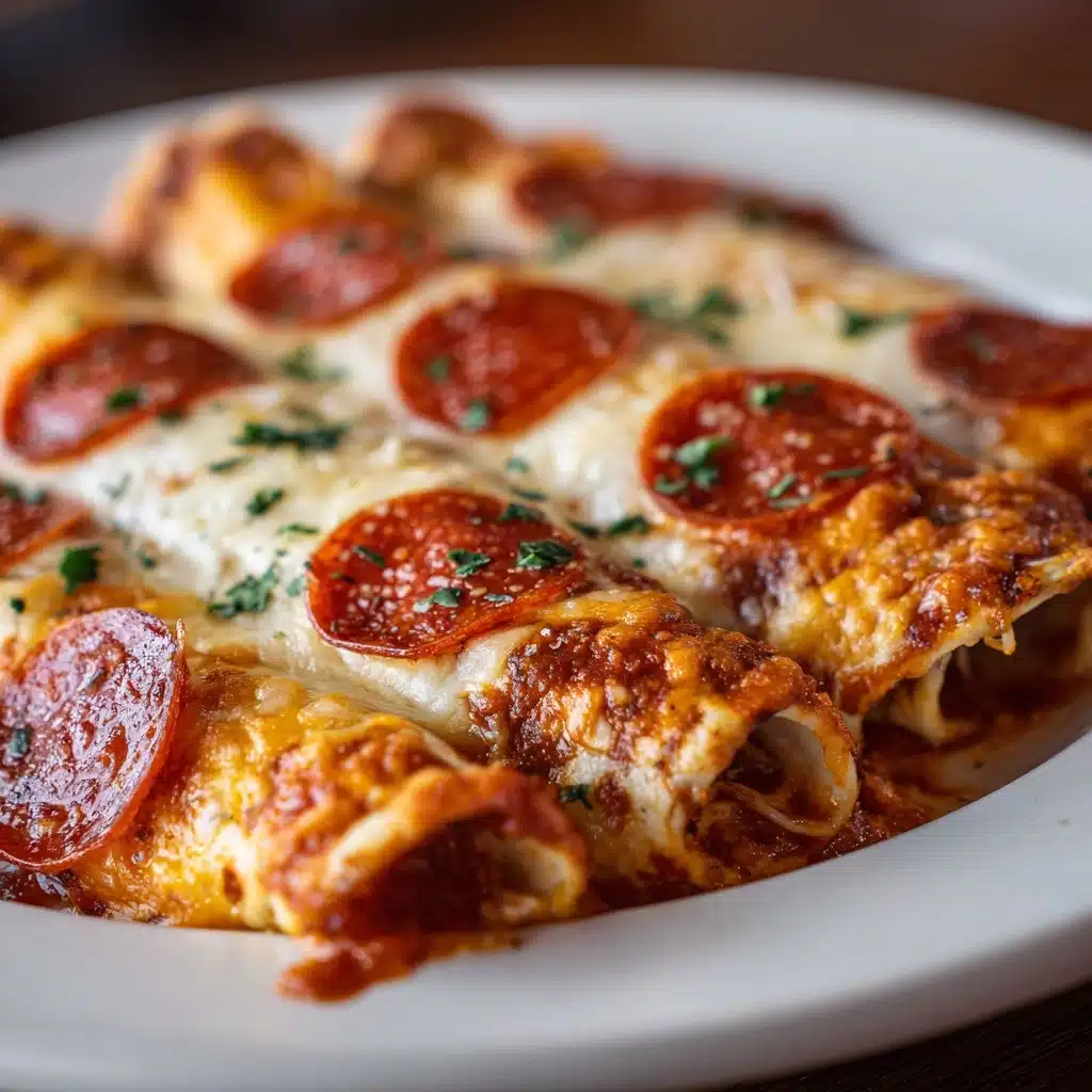 Cheesy Pepperoni Pizza Roll-Ups Recipe - Recipe Image