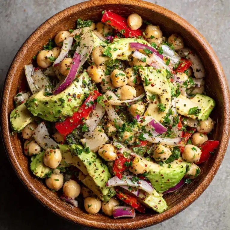 Avocado Chickpea Salad Recipe