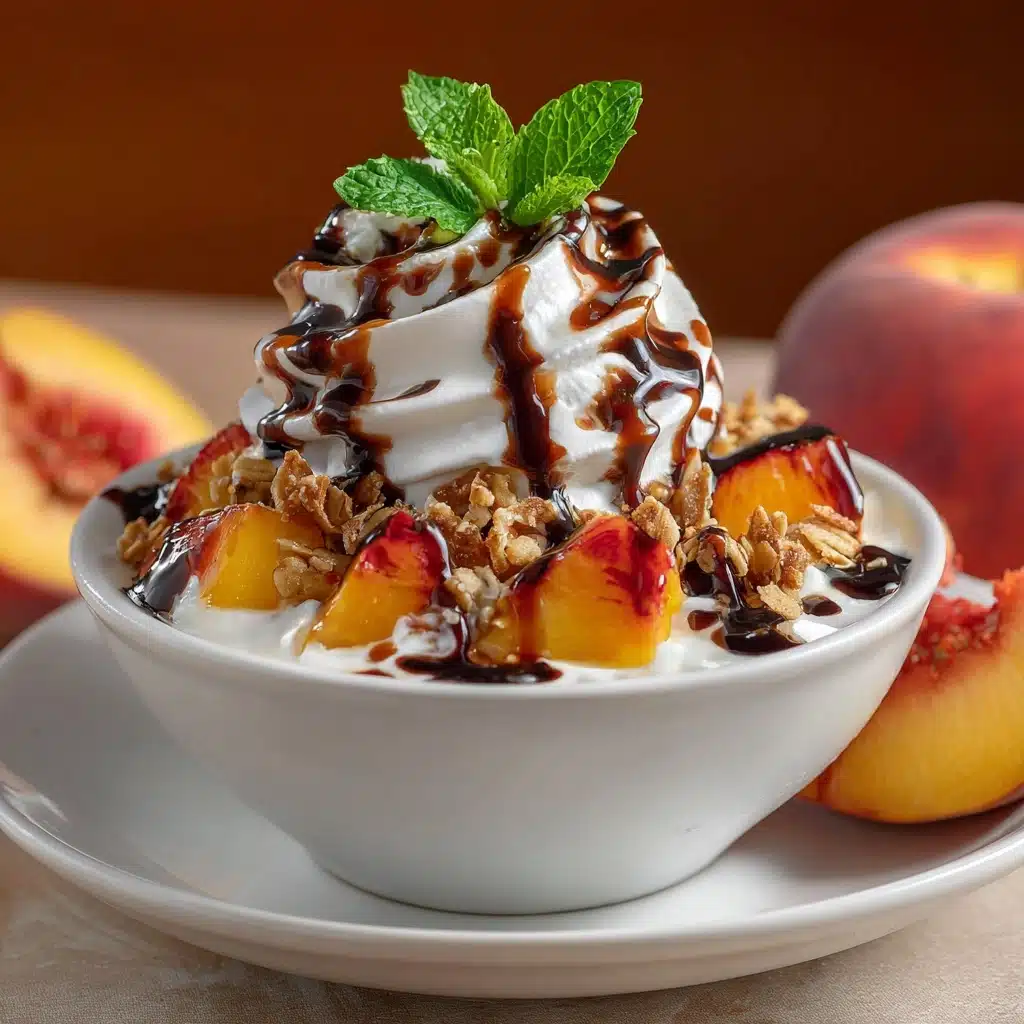 Grilled Peach Sundaes Recipe - Recipe Image