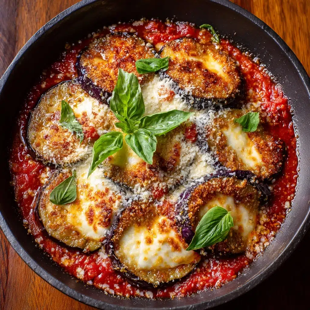 Skillet Eggplant Parmesan: A Comforting Delight Recipe - Recipe Image