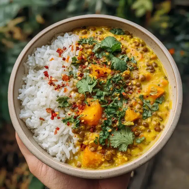 Coconut Red Lentil Dahl Recipe