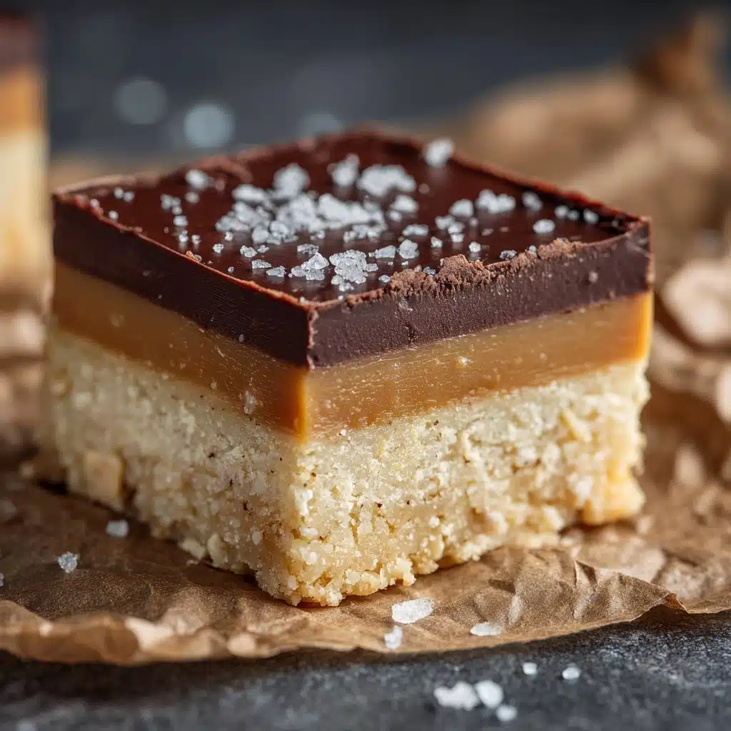 Nutella Stuffed Salted Caramel Blondies Recipe