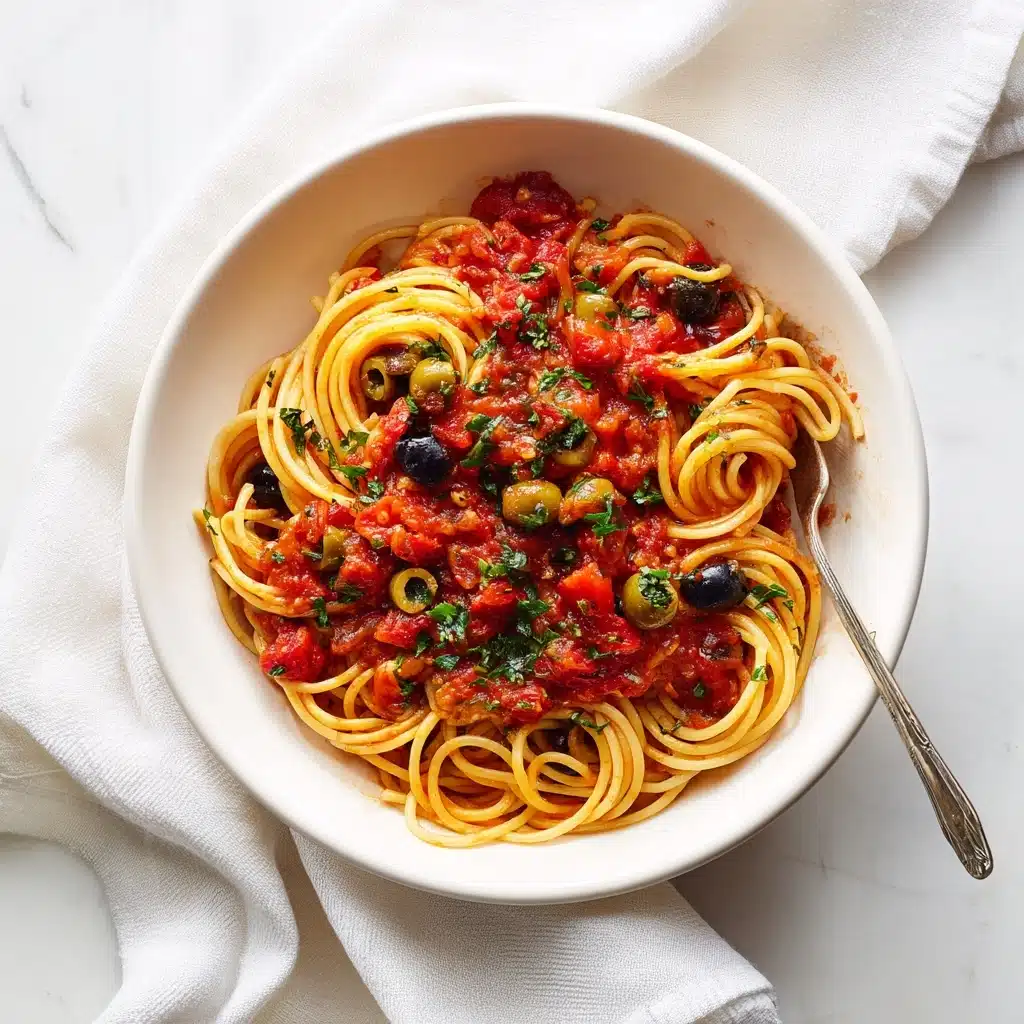 Pasta Puttanesca Recipe - Recipe Image