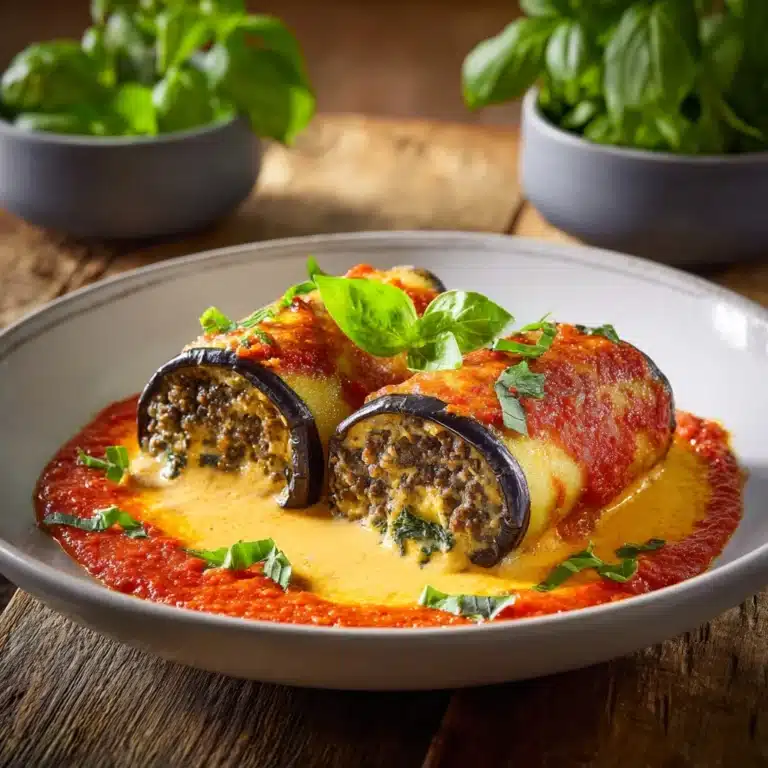 Eggplant Rollatini with Marinara Sauce Recipe