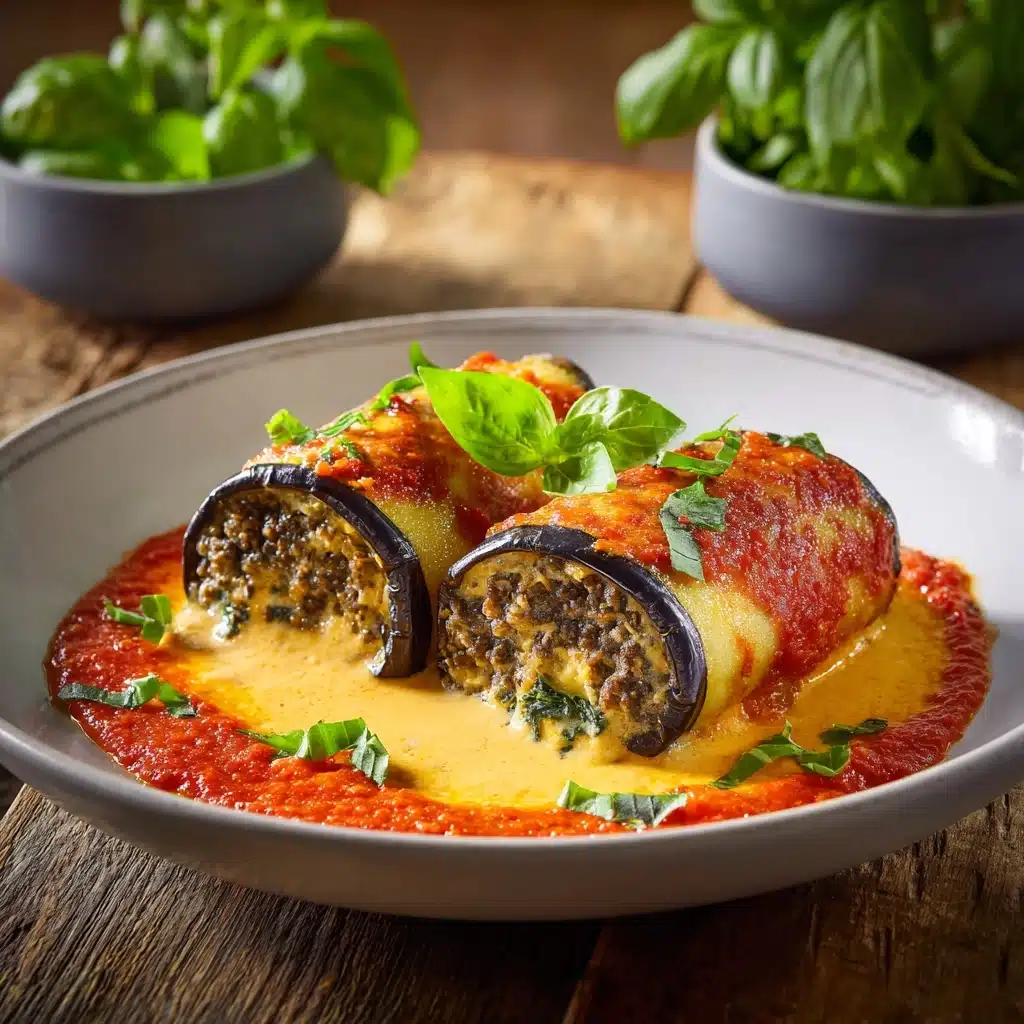 Eggplant Rollatini with Marinara Sauce Recipe