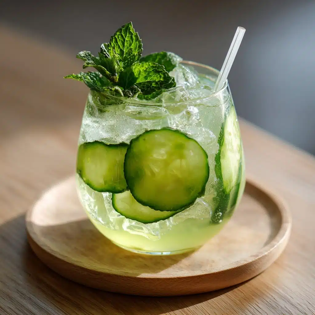 Cucumber Gin Fizz Pops Recipe - Recipe Image