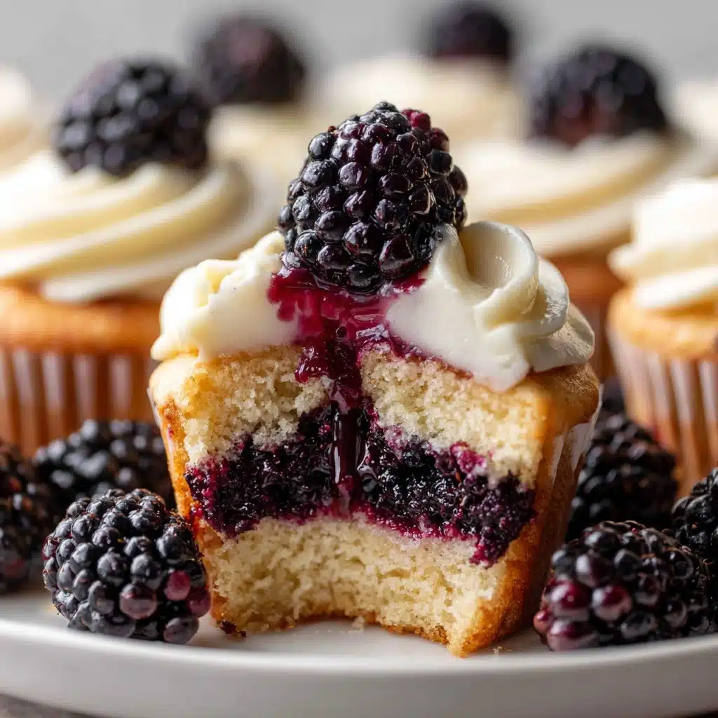 Blackberry Cheesecake Muffins Recipe - Recipe Image