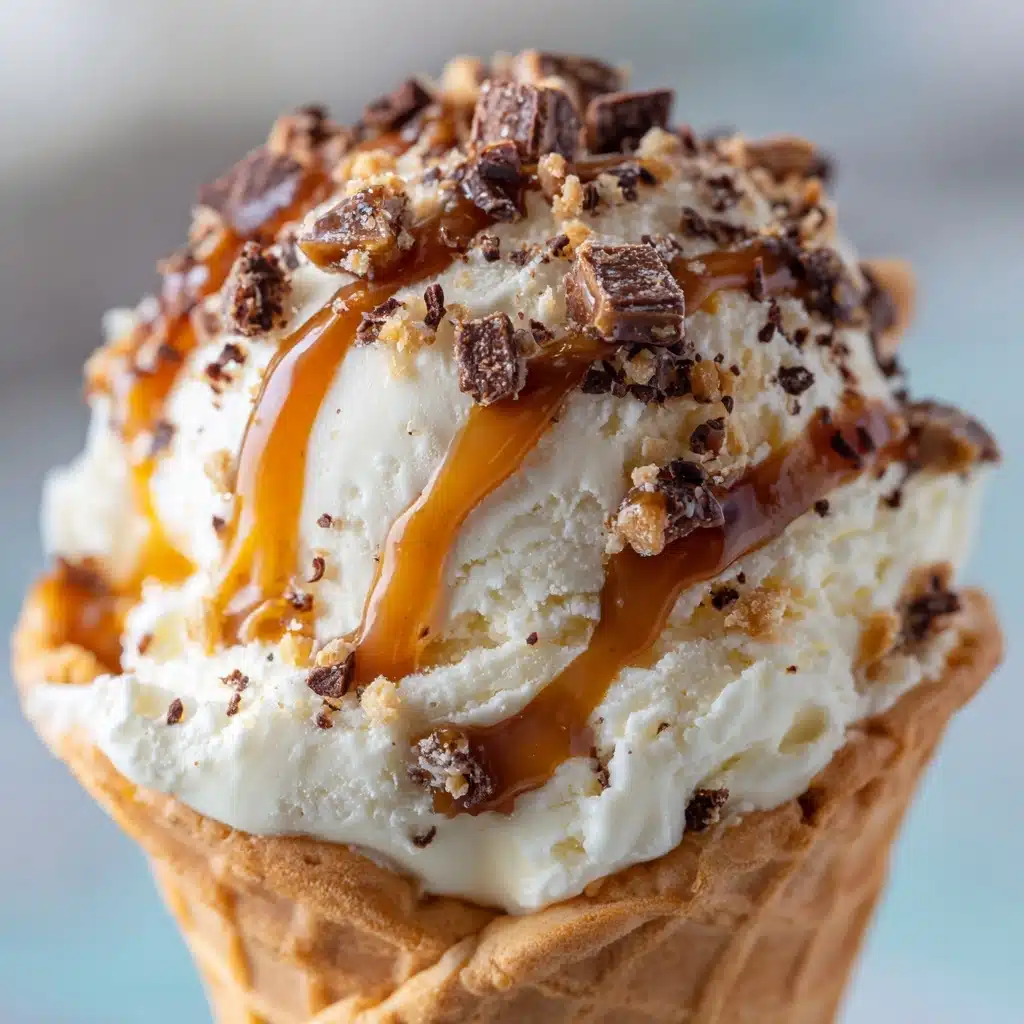 Homemade Salted Caramel Ice Cream Recipe - Recipe Image