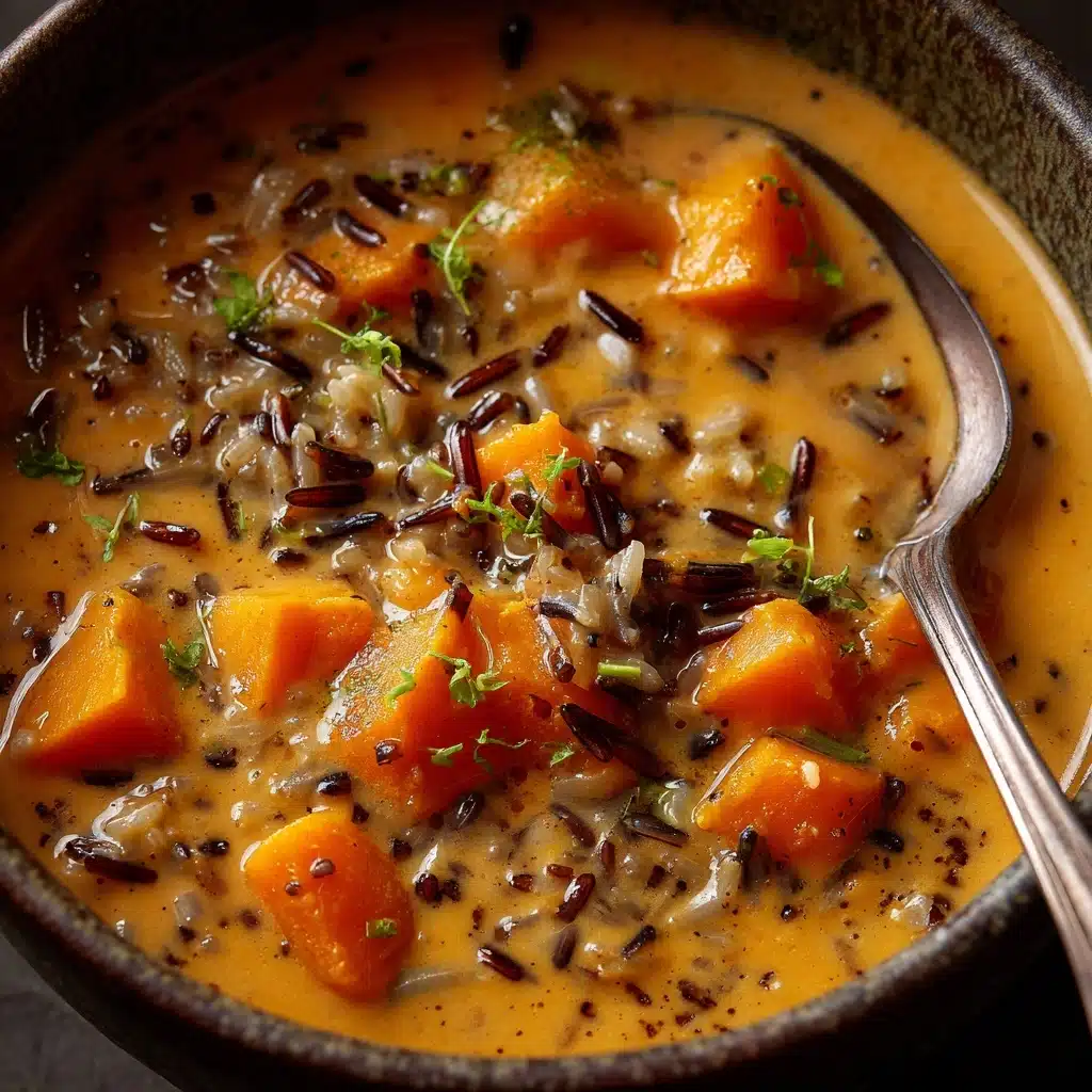 Nourishing Pumpkin Wild Rice Soup (Vegan) Recipe - Recipe Image
