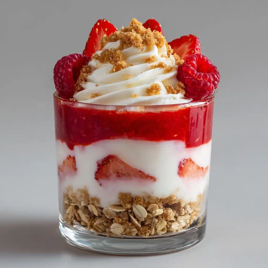 Strawberry Cheesecake Overnight Oats Recipe - Recipe Image