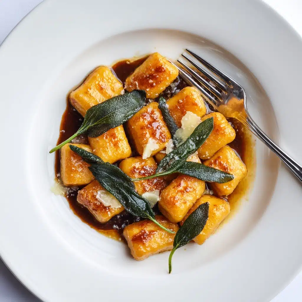 Crisp Gnocchi and Roast Pumpkin in Brown Butter Recipe - Recipe Image
