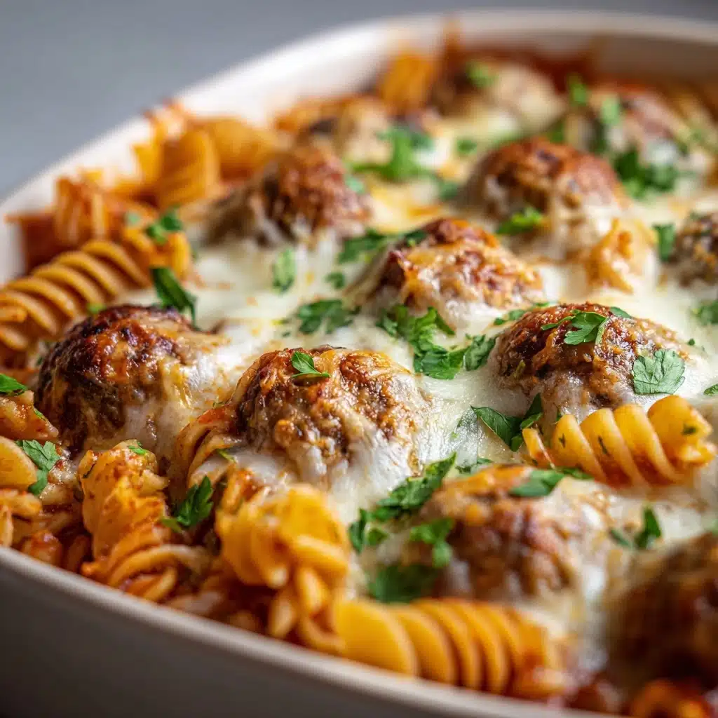 Dump and Bake Meatball Casserole Recipe - Recipe Image