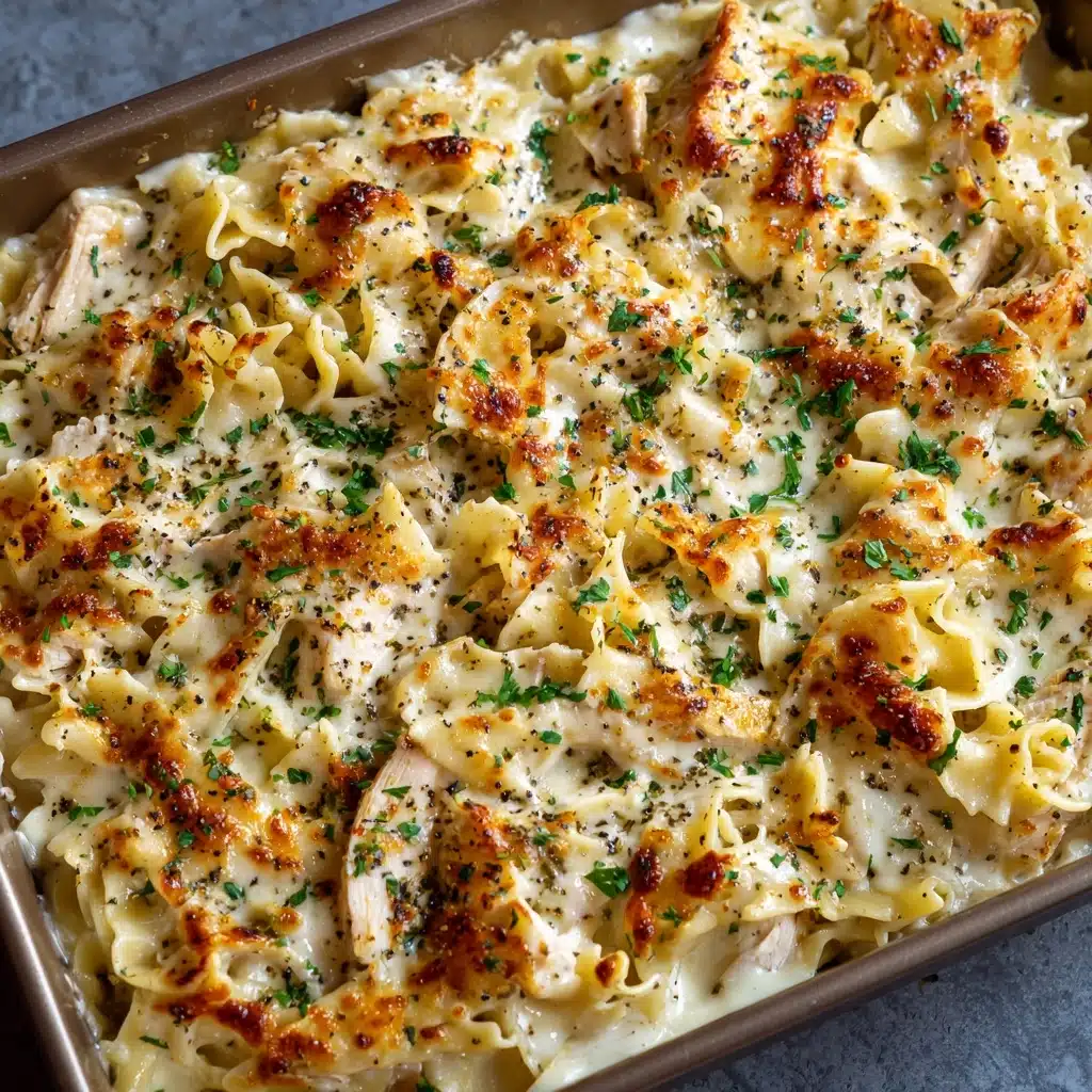 Cheese Chicken Alfredo Bake Recipe - Recipe Image