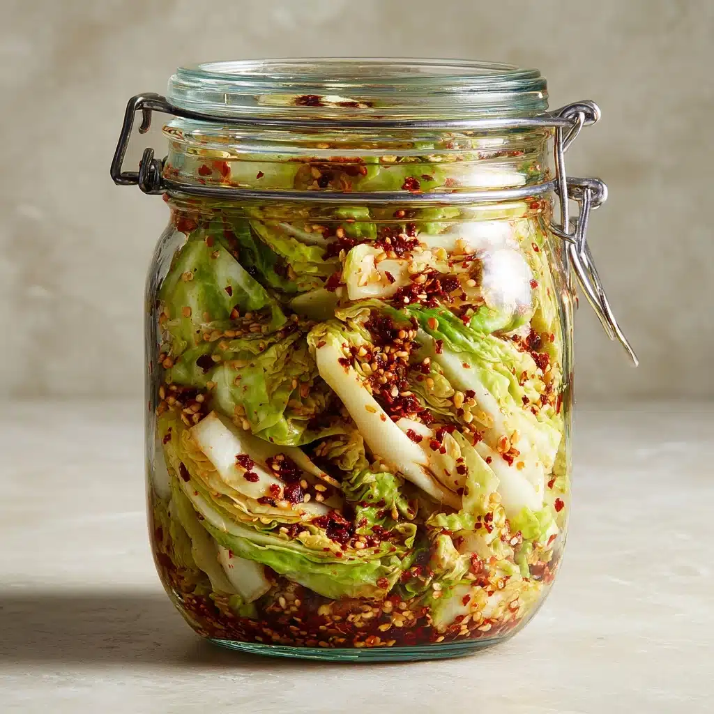 Easy Vegan Kimchi Recipe - Recipe Image