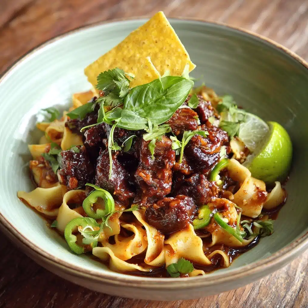 Curry Goat Noodles Recipe - Recipe Image
