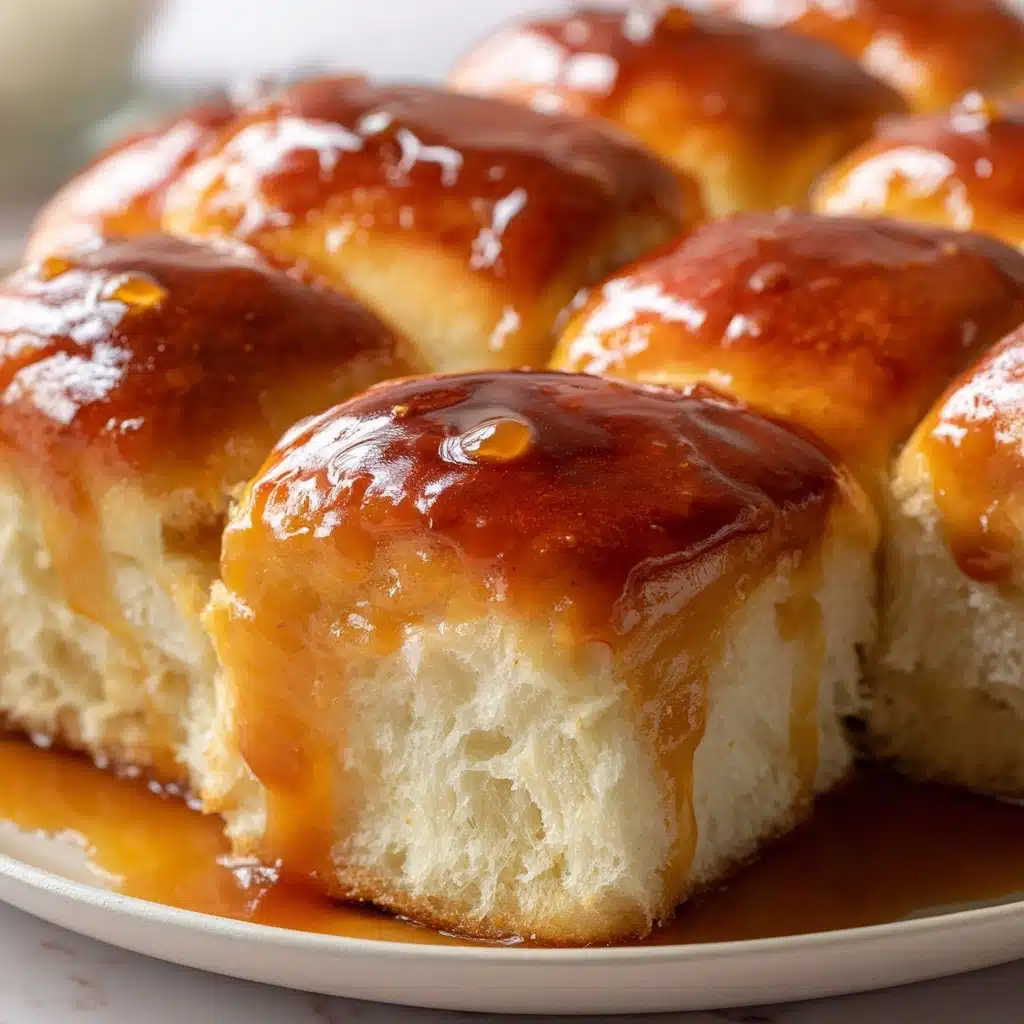 Orange Glazed Butterflake Rolls Recipe - Recipe Image